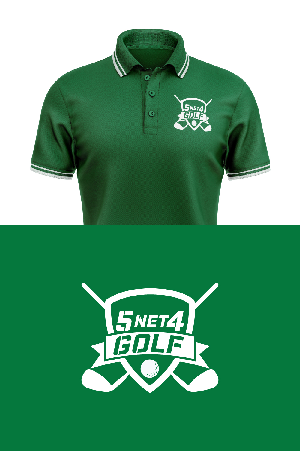 Logo-Design von Sergio Coelho für 5 Net 4 Golf | Design #27099577