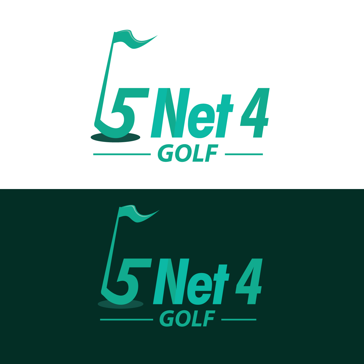 Logo Design by GODDREAMCREATION for 5 Net 4 Golf | Design #27095686
