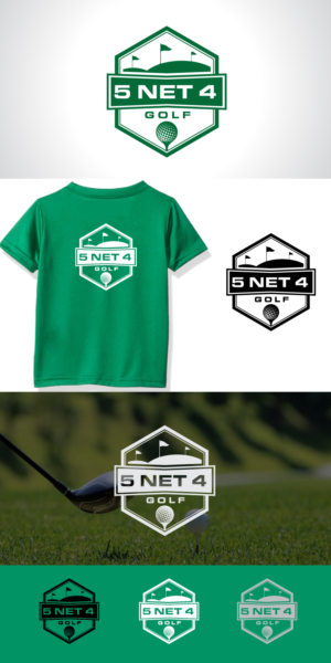 5 Net 4 Golf—-try to have 5 Net 4 on one line then Golf underneath | Logo Design by Classy Custom