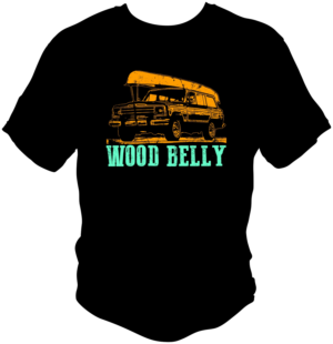 New t-shirt design for Colorado bluegrass band - Wood Belly | Diseño de Camiseta por bacujkov