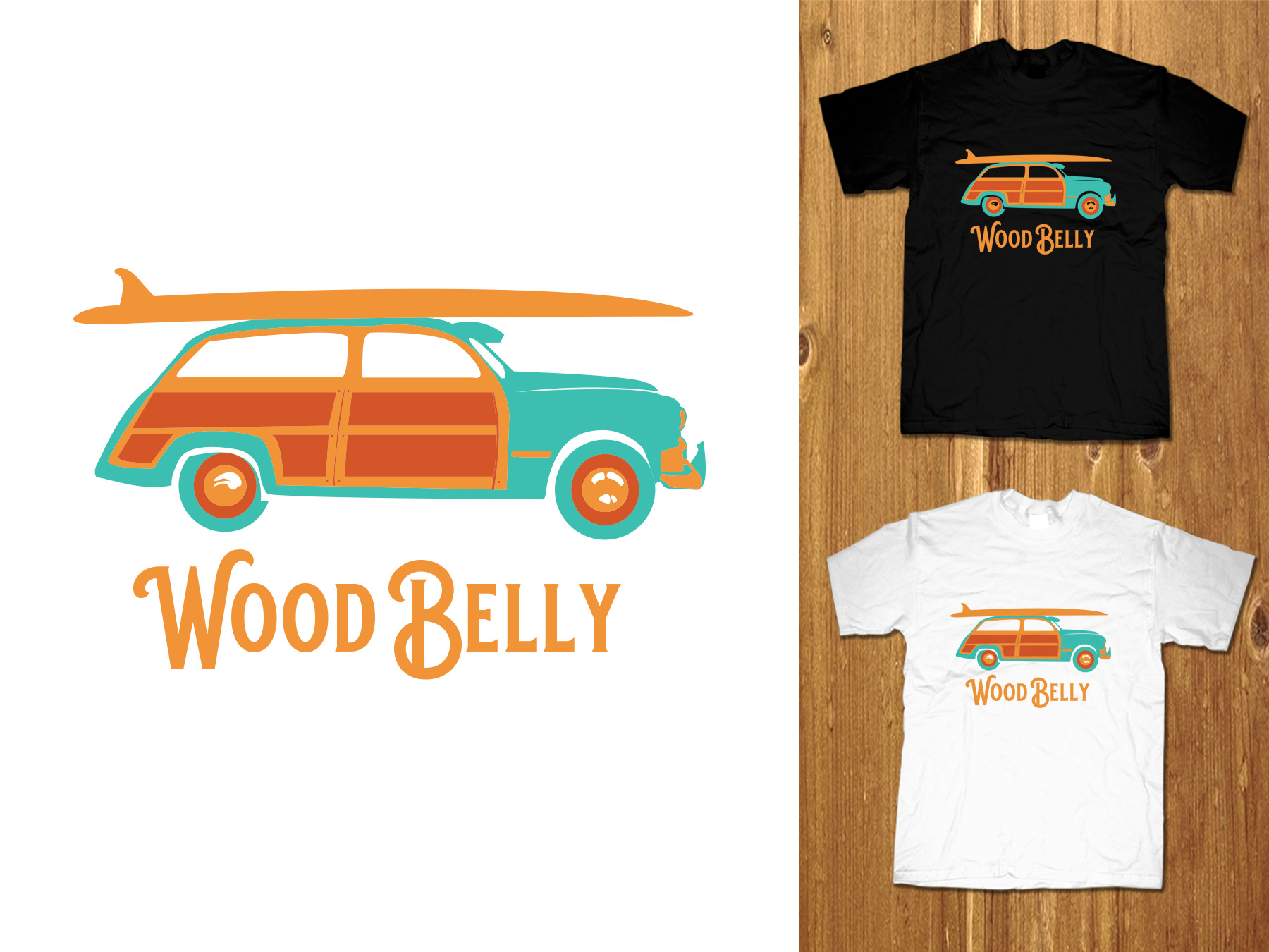 T-shirt Design by MNM for Wood Belly Music | Design #27145759