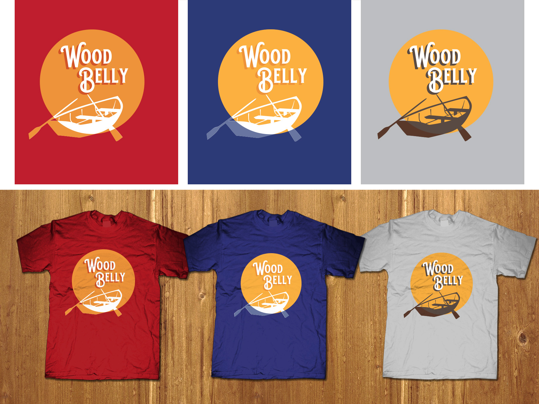 T-shirt Design by MNM for Wood Belly Music | Design #27282041