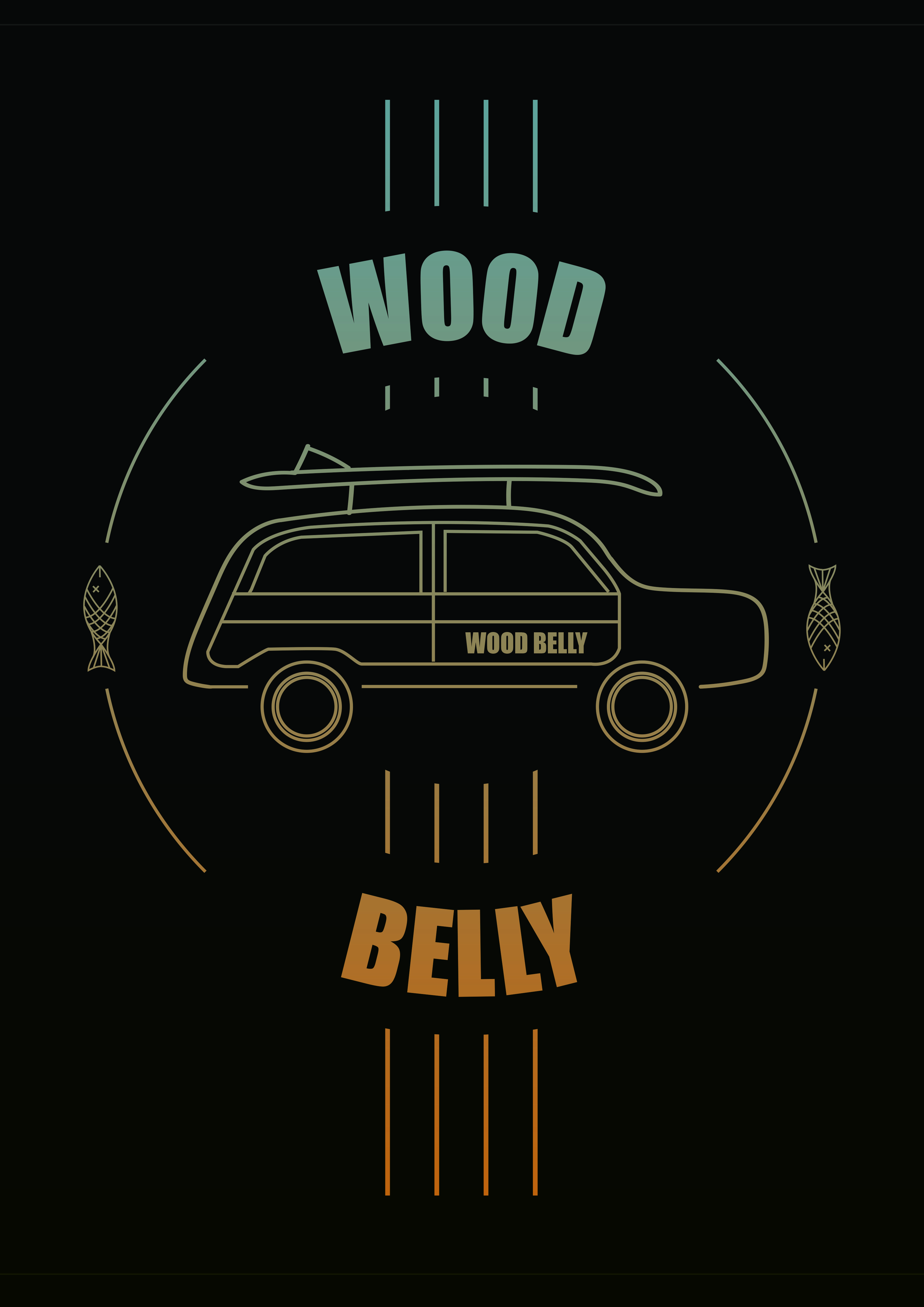T-shirt Design by daisydesigns for Wood Belly Music | Design #27110614