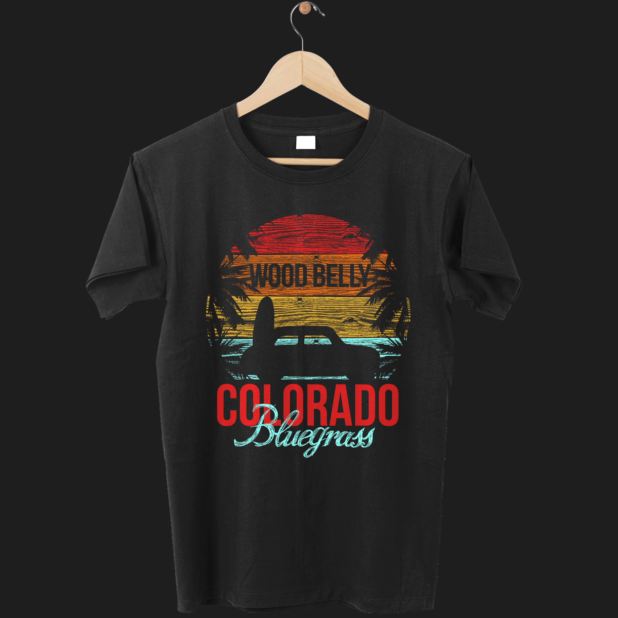 T-shirt Design by O_O NIZAL O_O for Wood Belly Music | Design #27128136