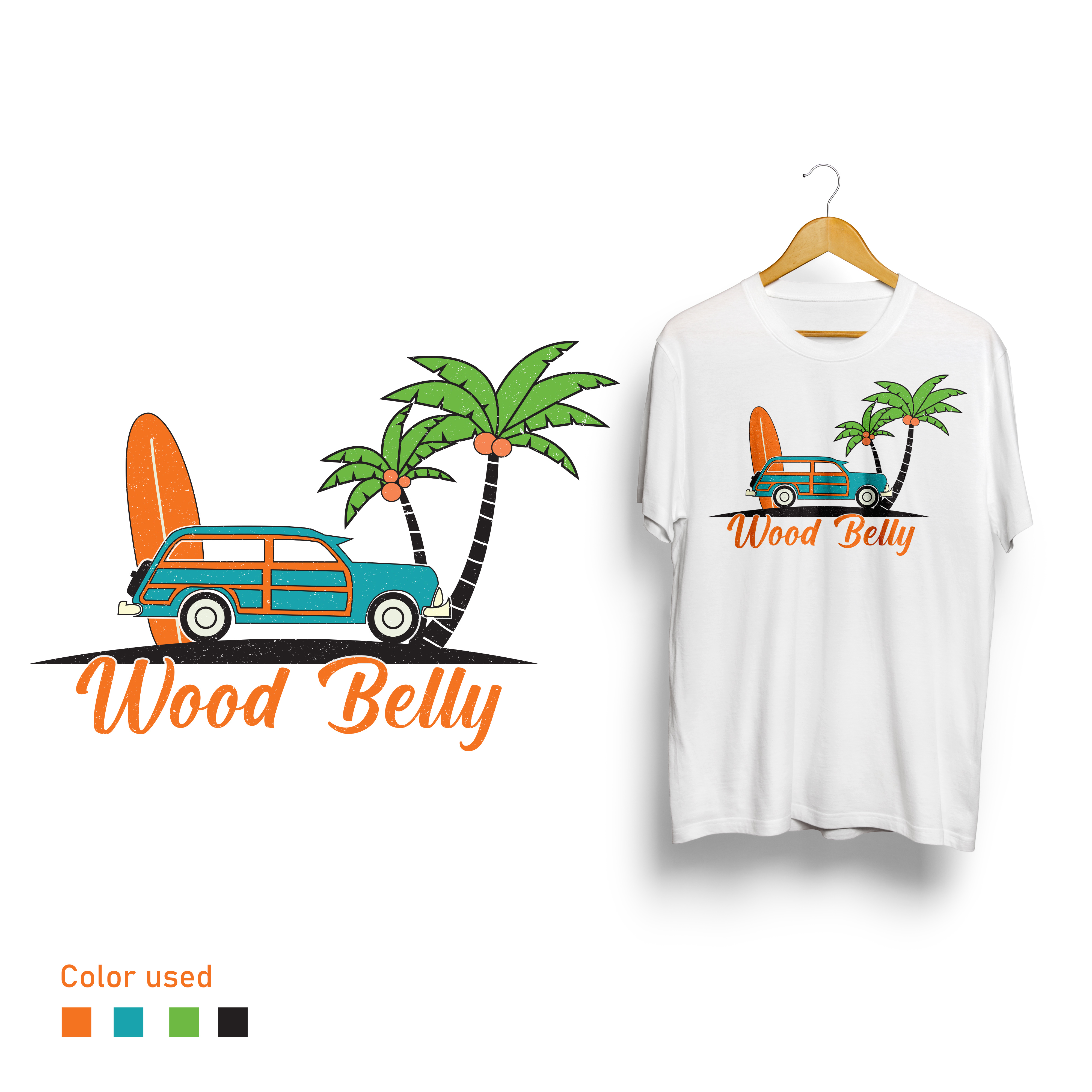 Design de T-shirt par RubelRir pour Wood Belly Music | Design #27111888