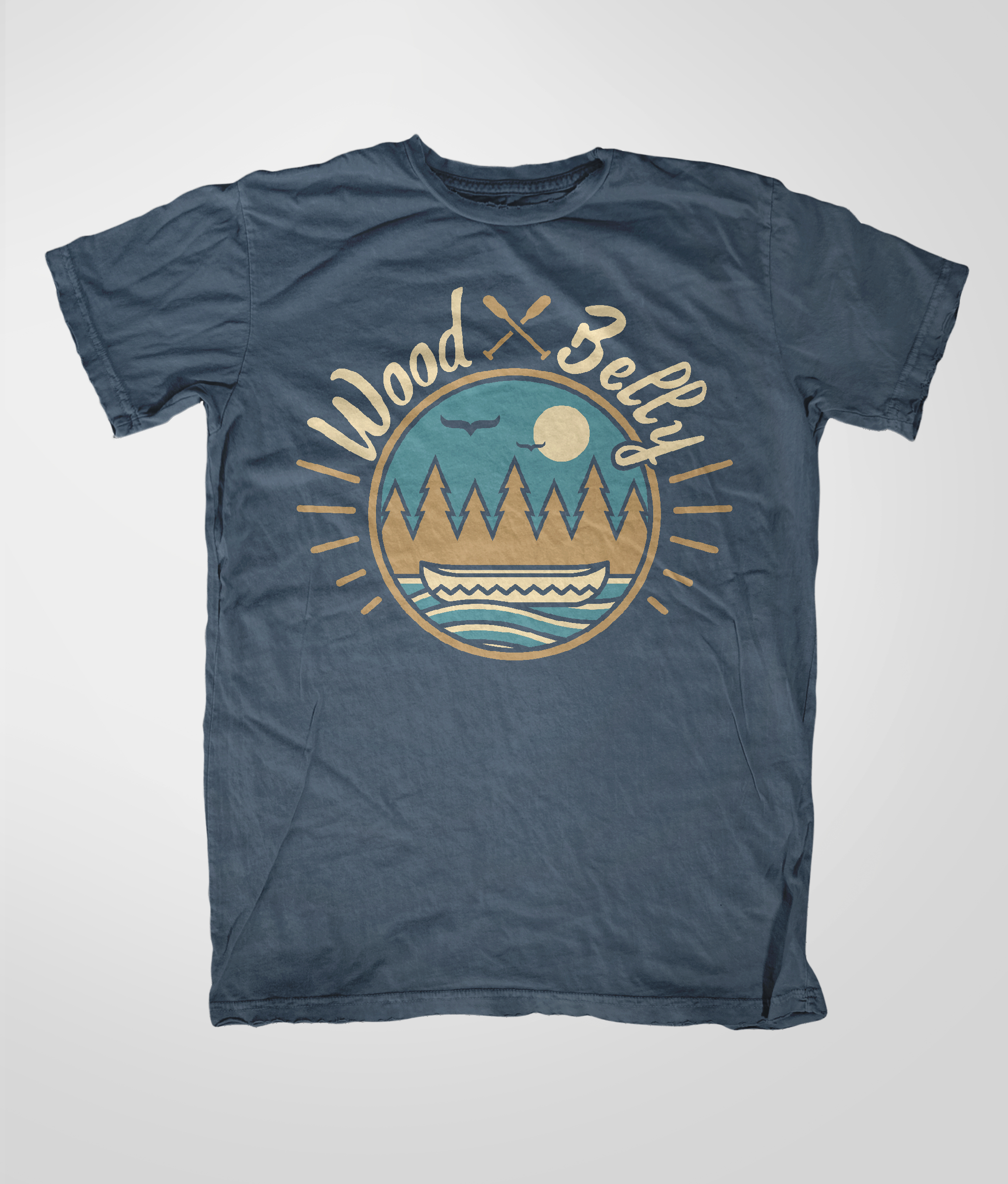 T-shirt Design by Sergiy for Wood Belly Music | Design #27107334