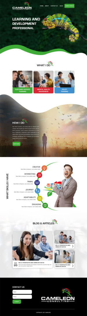 Web Design by MAZY for this project | Design #27125873