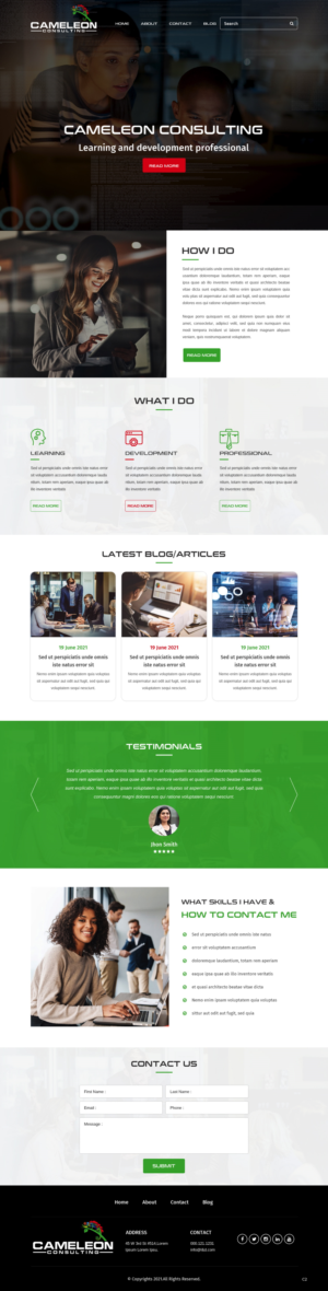 Web Design by pb for this project | Design: #27108586