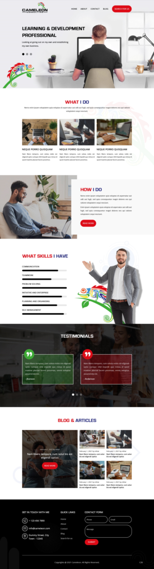 Web Design by pb for this project | Design: #27108589