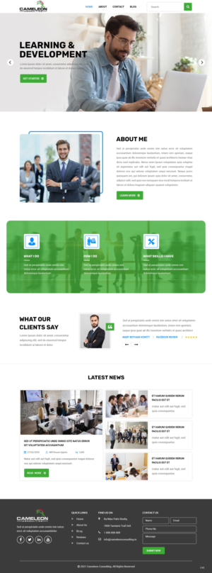 Web Design by pb for this project | Design: #27108593