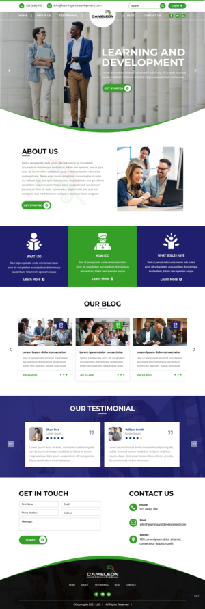 Web Design by pb for this project | Design: #27108597