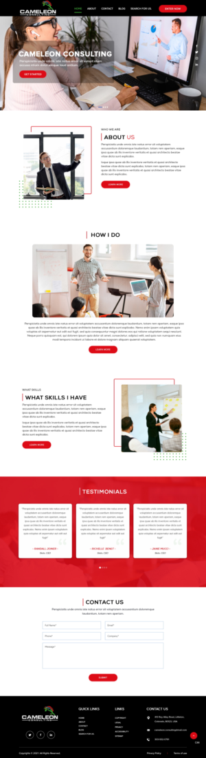 Web Design by pb for this project | Design: #27108598