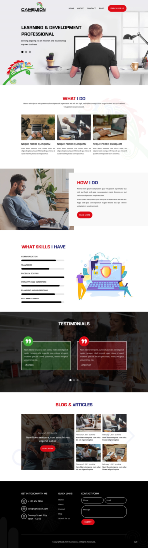 Web Design by pb for this project | Design #27166327