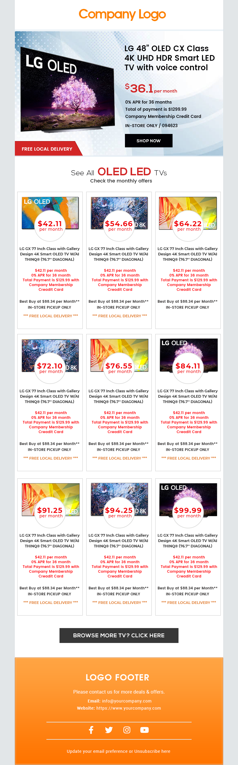 Email Marketing Design by Expert Designer for this project | Design #27124450