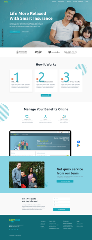 Diseño Web por Cathy McClure para este proyecto | Diseño: #27117840