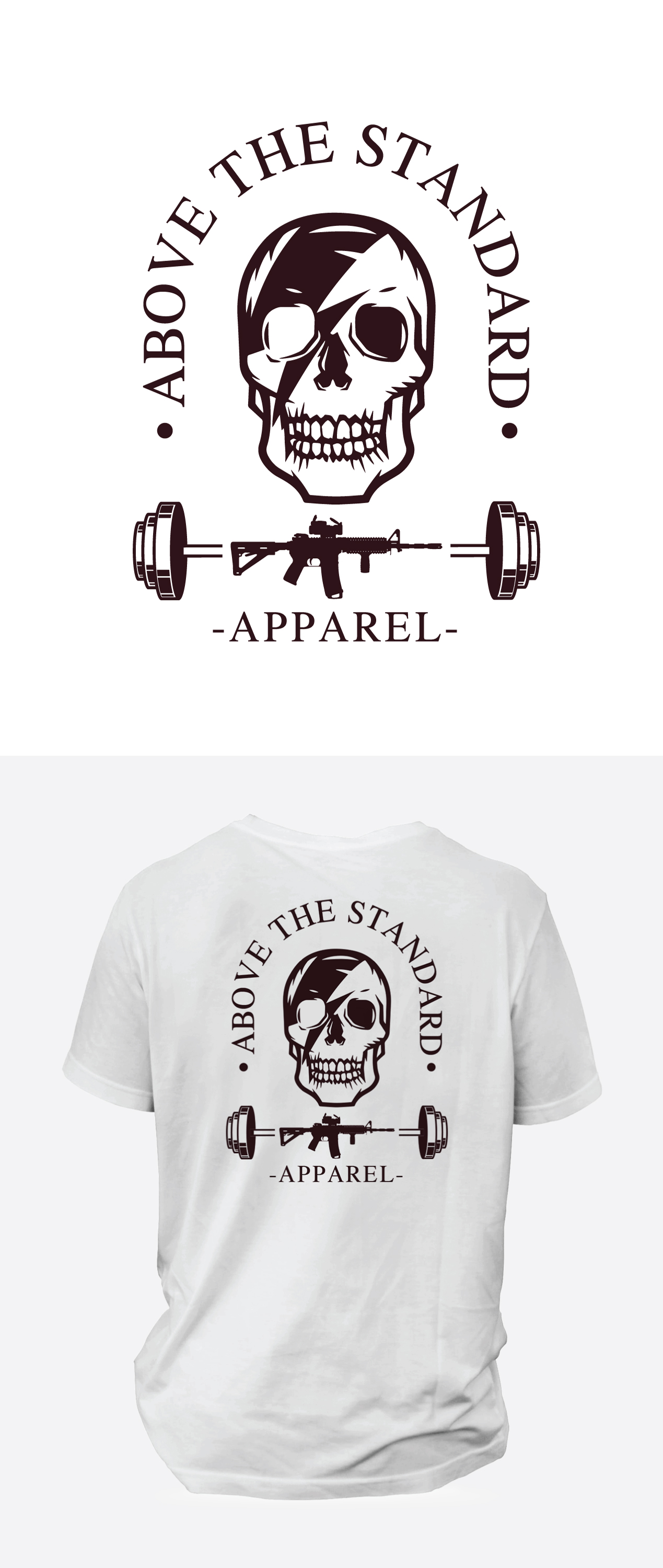 Diseño de Camiseta por HAREESH (Creative Graphic Designer) para Above the standard apparel  | Diseño #27103645