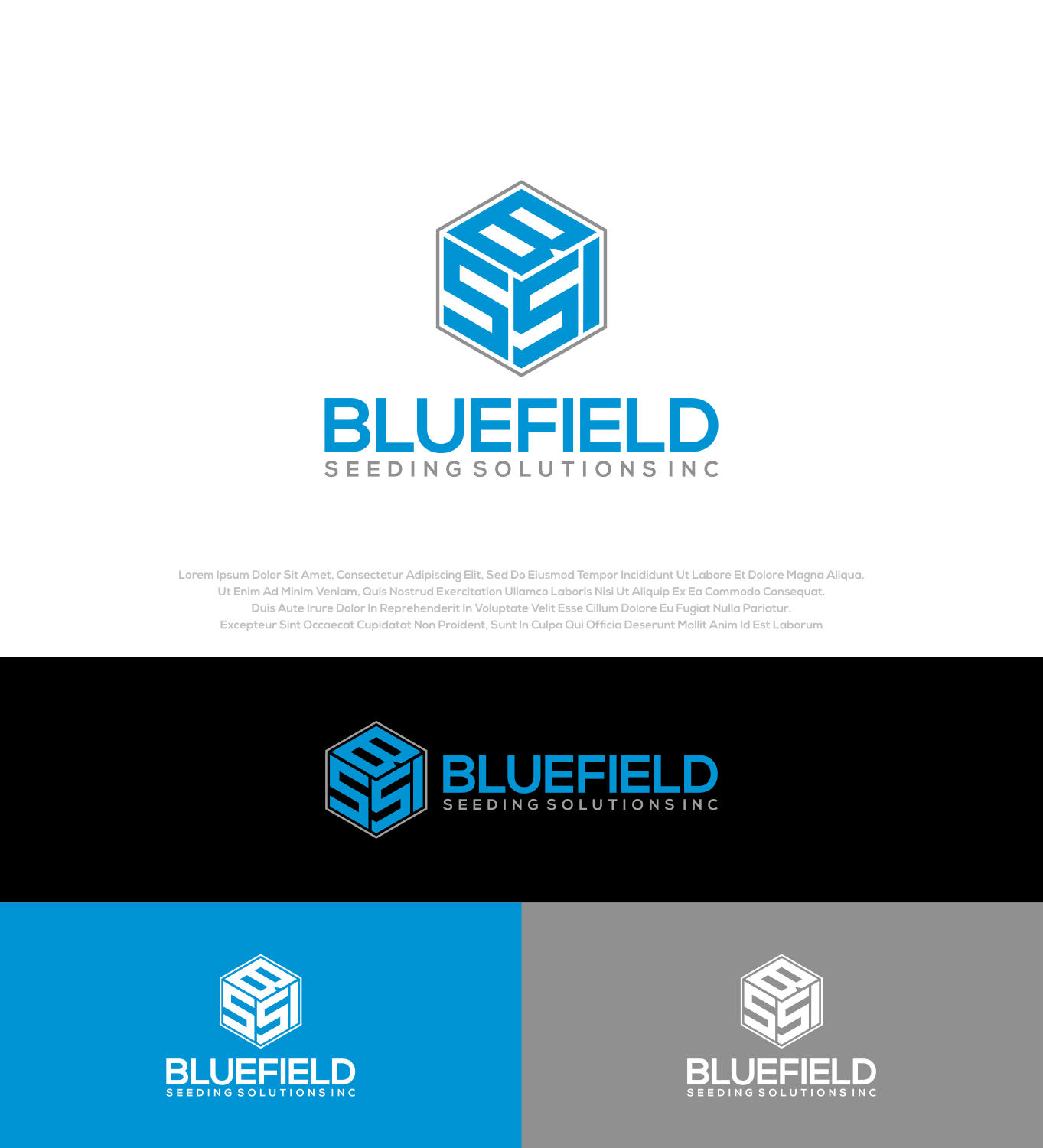Logo Design by Aditya.DwiRama for Bluefield Seeding Solutions Inc. | Design #27103299