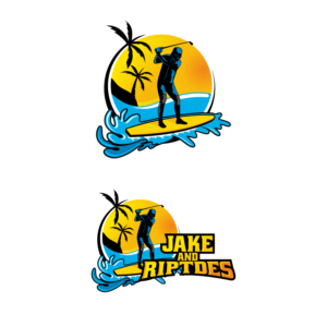 Rage golf  / jake and Riptides surf and beach wear | T-Shirt-Design von luckdesign