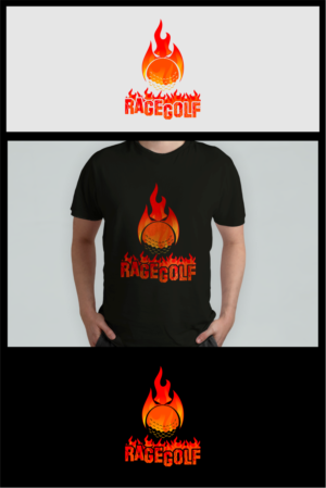 Rage golf  / jake and Riptides surf and beach wear | T-shirt Design by yuki ( yaoki_yukiro )