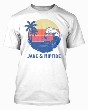 Rage golf  / jake and Riptides surf and beach wear | Diseño de Camiseta por 777SKY
