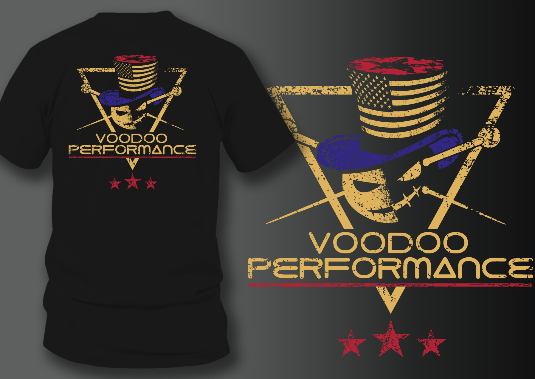 T-Shirt-Design von BLESS-IDN für voodoo performance llc | Design #27149822