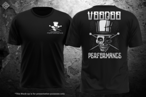 Voodoo performance t shirt design. Blow me away! | T-shirt Design by gekgrfx
