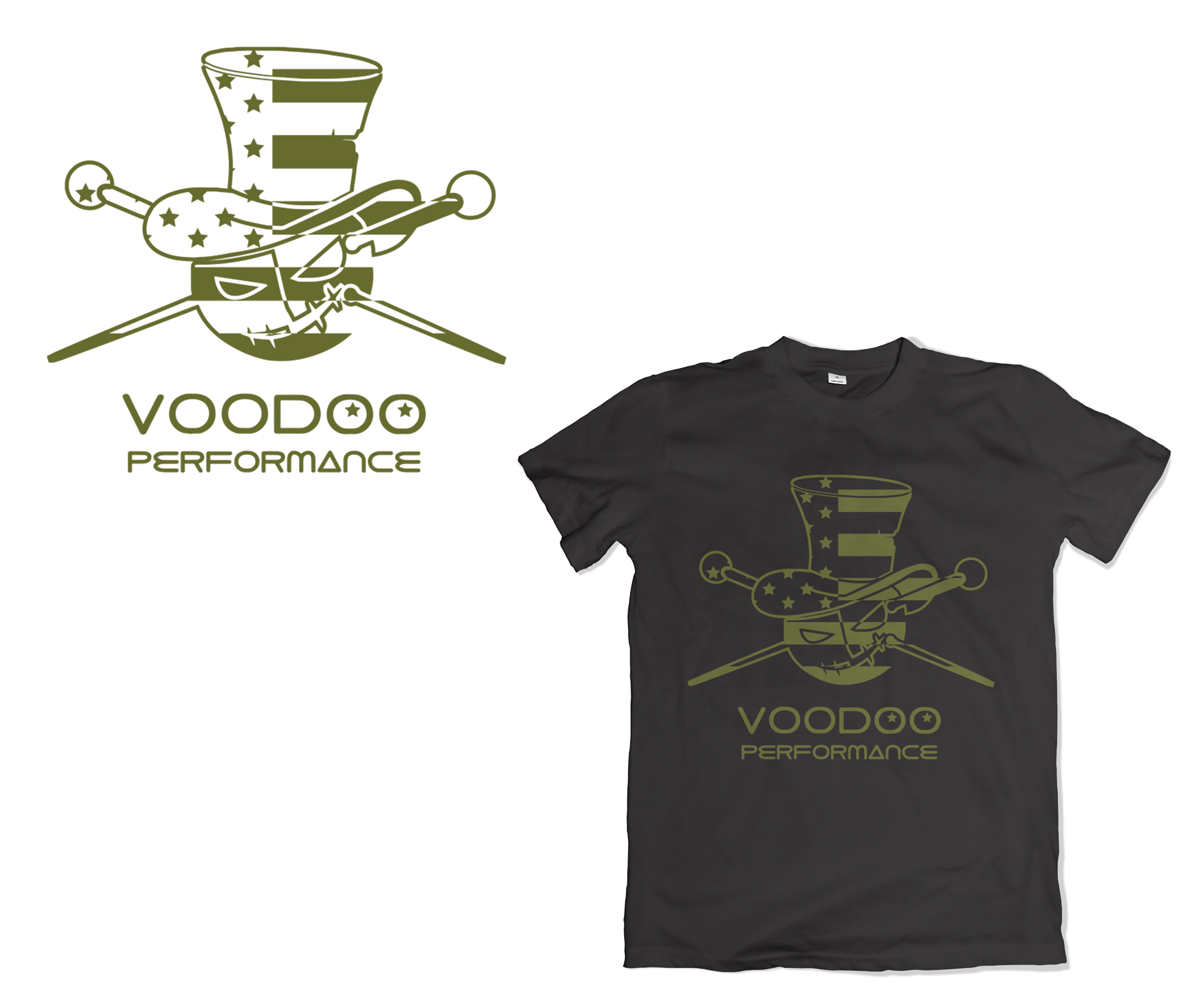 T-Shirt-Design von Nadiia_Chebak für voodoo performance llc | Design #27131469
