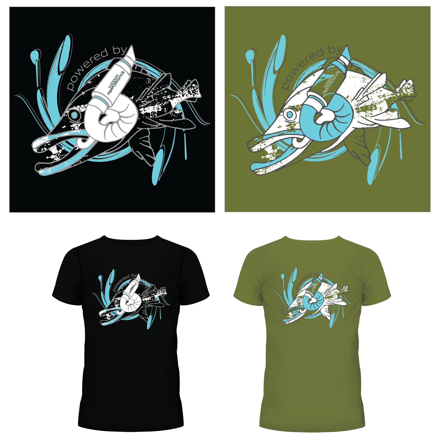 T-Shirt-Design von Wanda.G für voodoo performance llc | Design #27117122