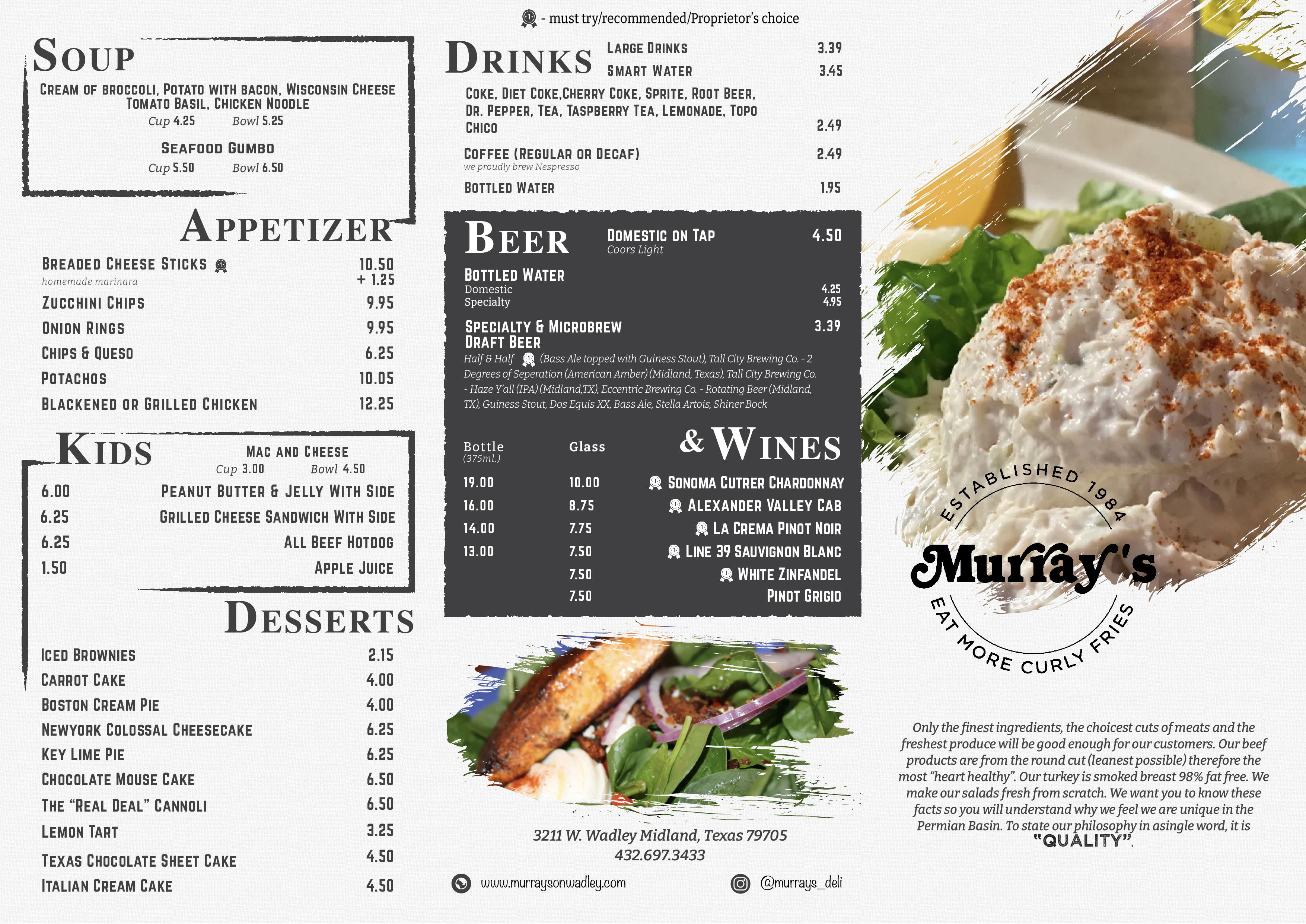 Menu Design by ShielaRamirez for this project | Design #27131883
