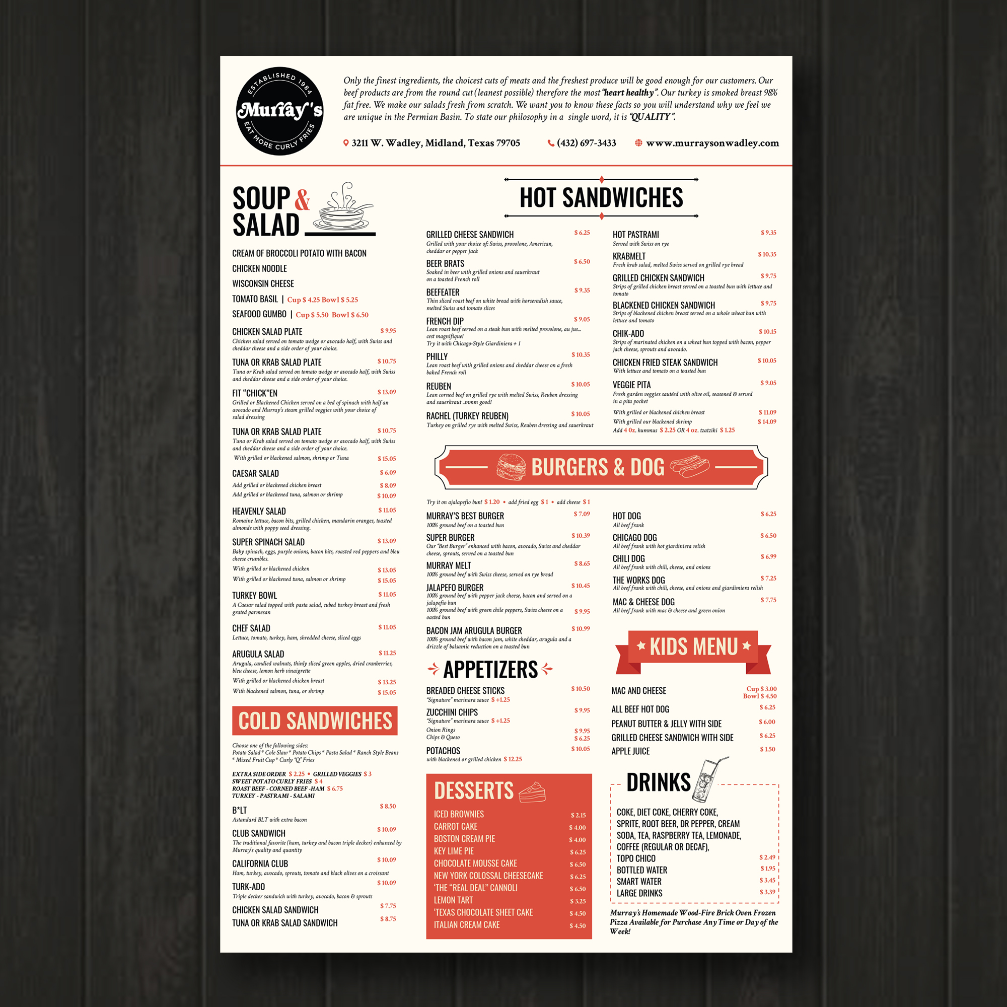 Menu Design by Artandstuffbyshree for this project | Design #27115532