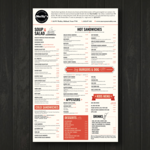 Menu Design by Artandstuffbyshree for this project | Design: #27115532