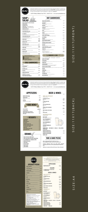 Menu Design by Artandstuffbyshree for this project | Design: #27148988