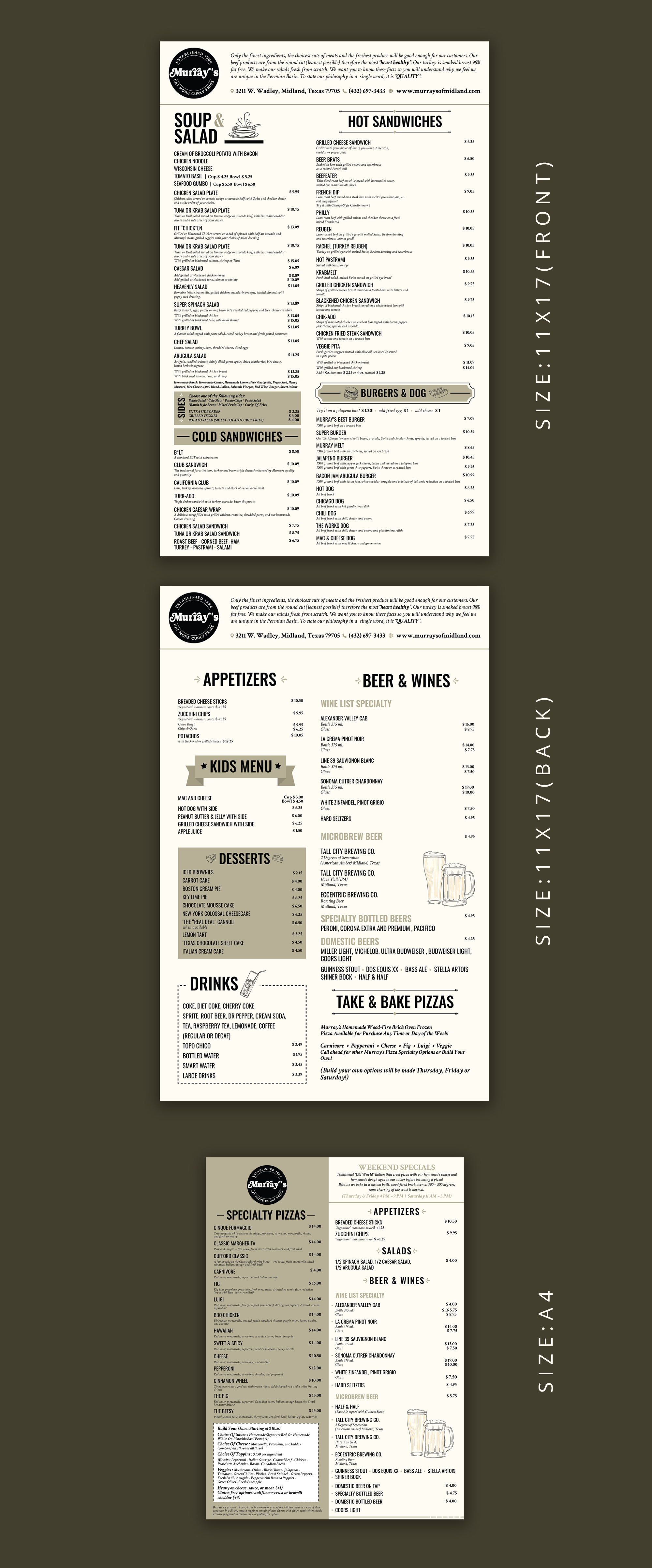 Menü-Design von Artandstuffbyshree für dieses Projekt | Design #27163255