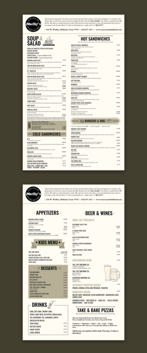 Menu Design by Artandstuffbyshree for this project | Design: #27202721