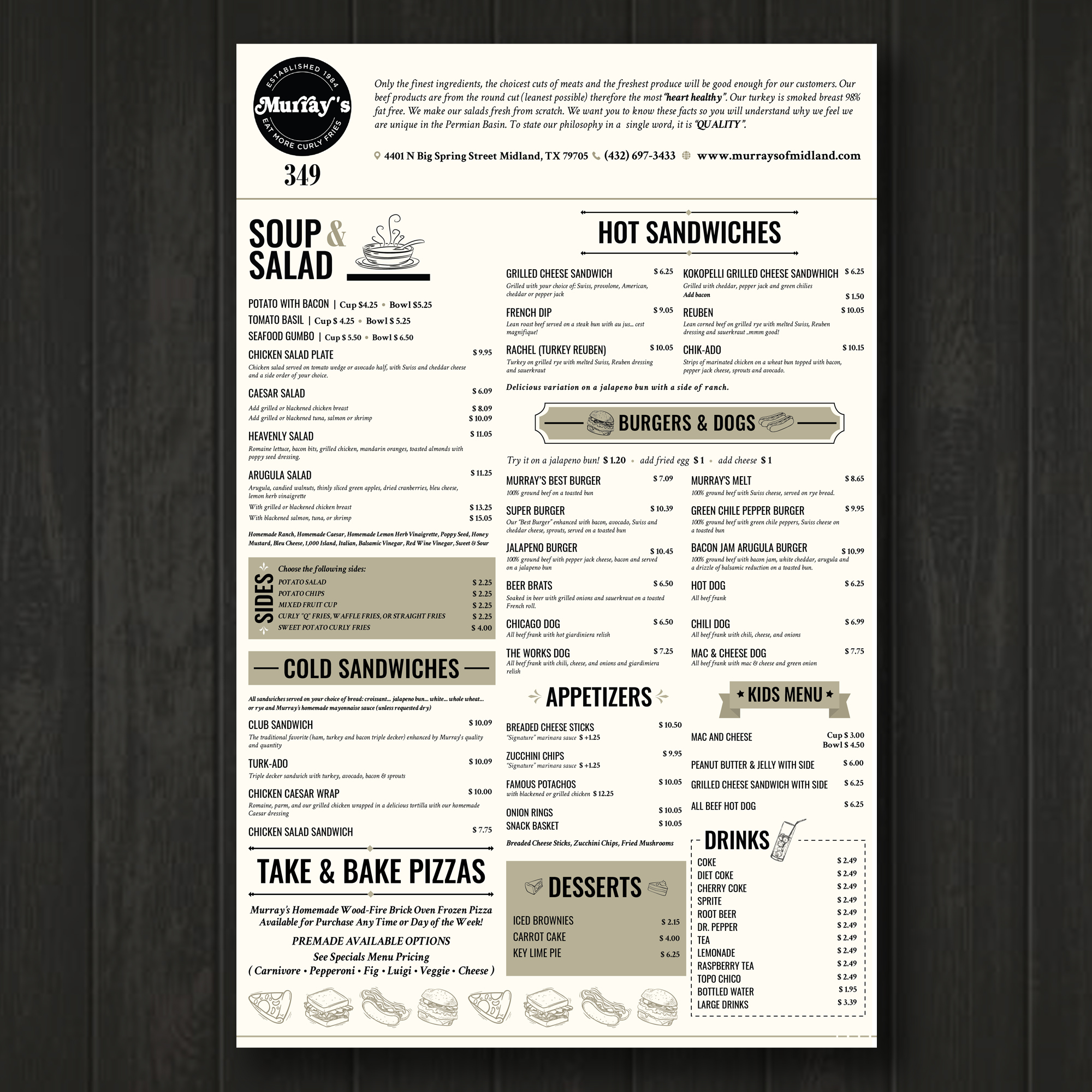Menu Design by Artandstuffbyshree for this project | Design #27202722