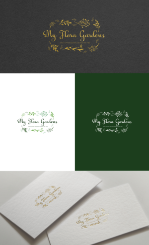 MY FLORA GARDENS - Everlasting designs framed for you | Diseño de Logo por GLDesigns