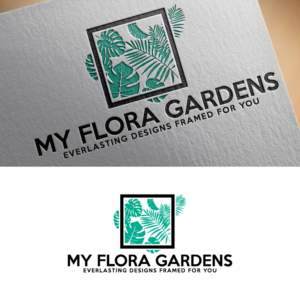 MY FLORA GARDENS - Everlasting designs framed for you | Design de Logo par Graphic Bricks