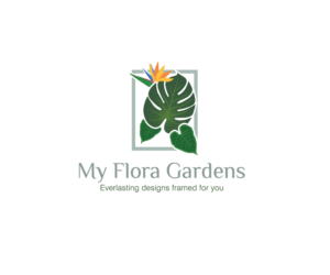 MY FLORA GARDENS - Everlasting designs framed for you | Logo Design by Designpool