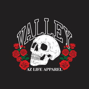 Skull Design with lettering streetwear tshirt design  | T-shirt Design by delegacydesign
