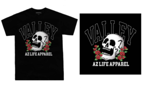 Skull Design with lettering streetwear tshirt design  | T-shirt Design by NILDesigns