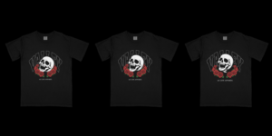 Skull Design with lettering streetwear tshirt design  | T-shirt Design by el_shekoo7