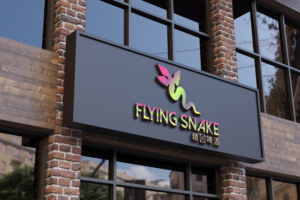 Flying Snake ???? | Logo Design by makerlogoz