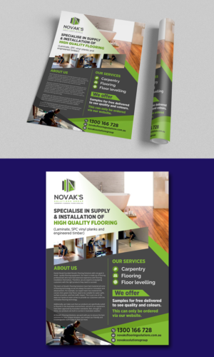 Design a Flooring flyer based on out information | Flyer-Design von ecorokerz