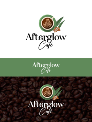 Afterglow Cafe | Logo Design by ZeneFashions