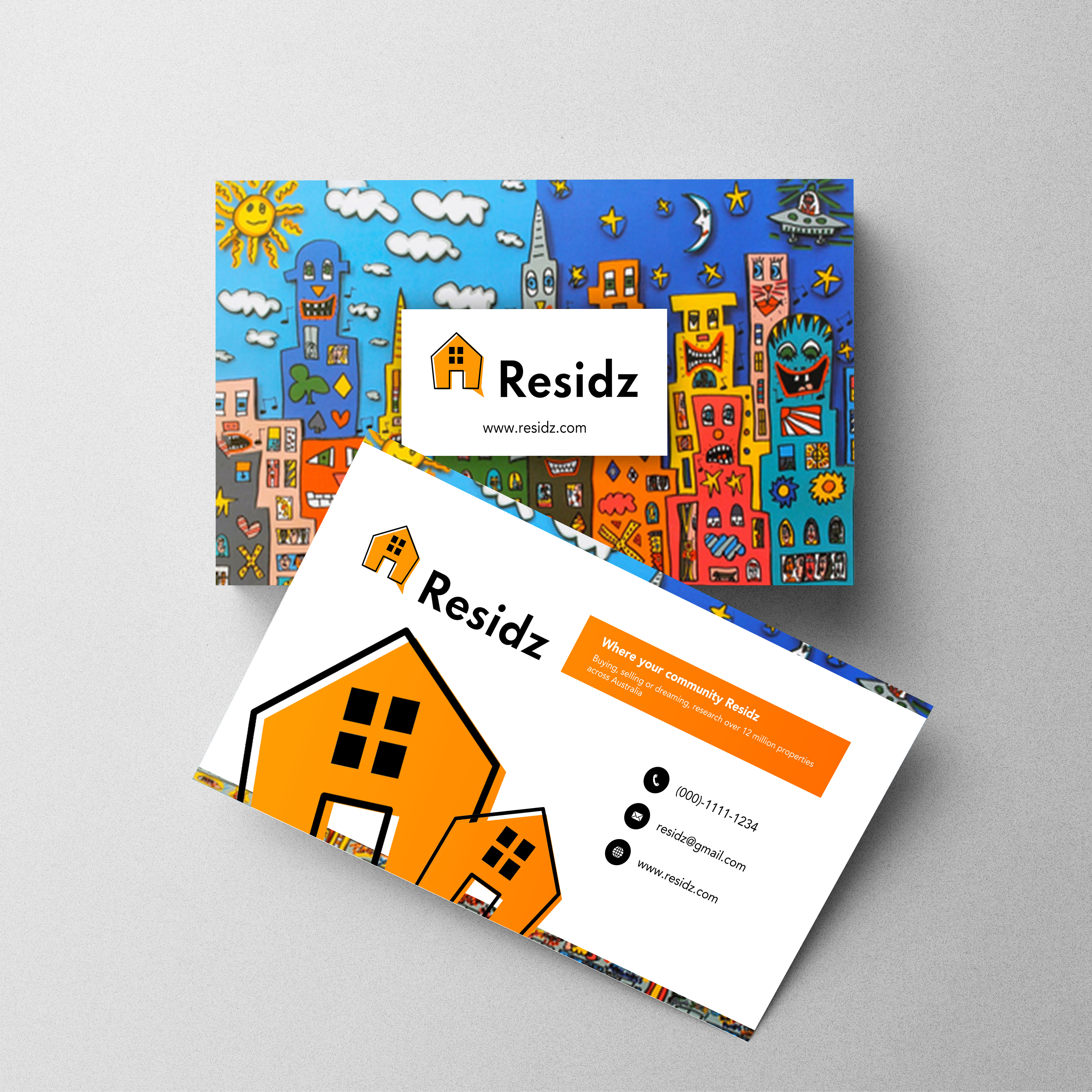 Business Card Design by Saikat 13 for Resides | Design #27121021