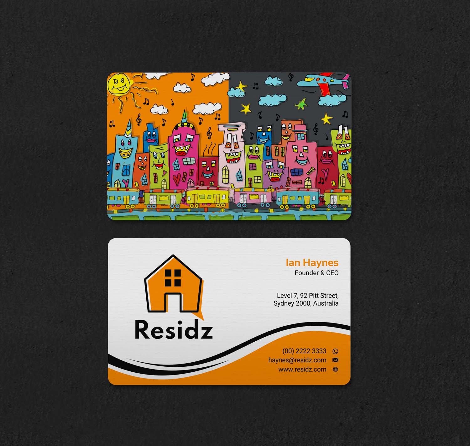 Business Card Design by INDIAN_Ashok for Resides | Design #27108681