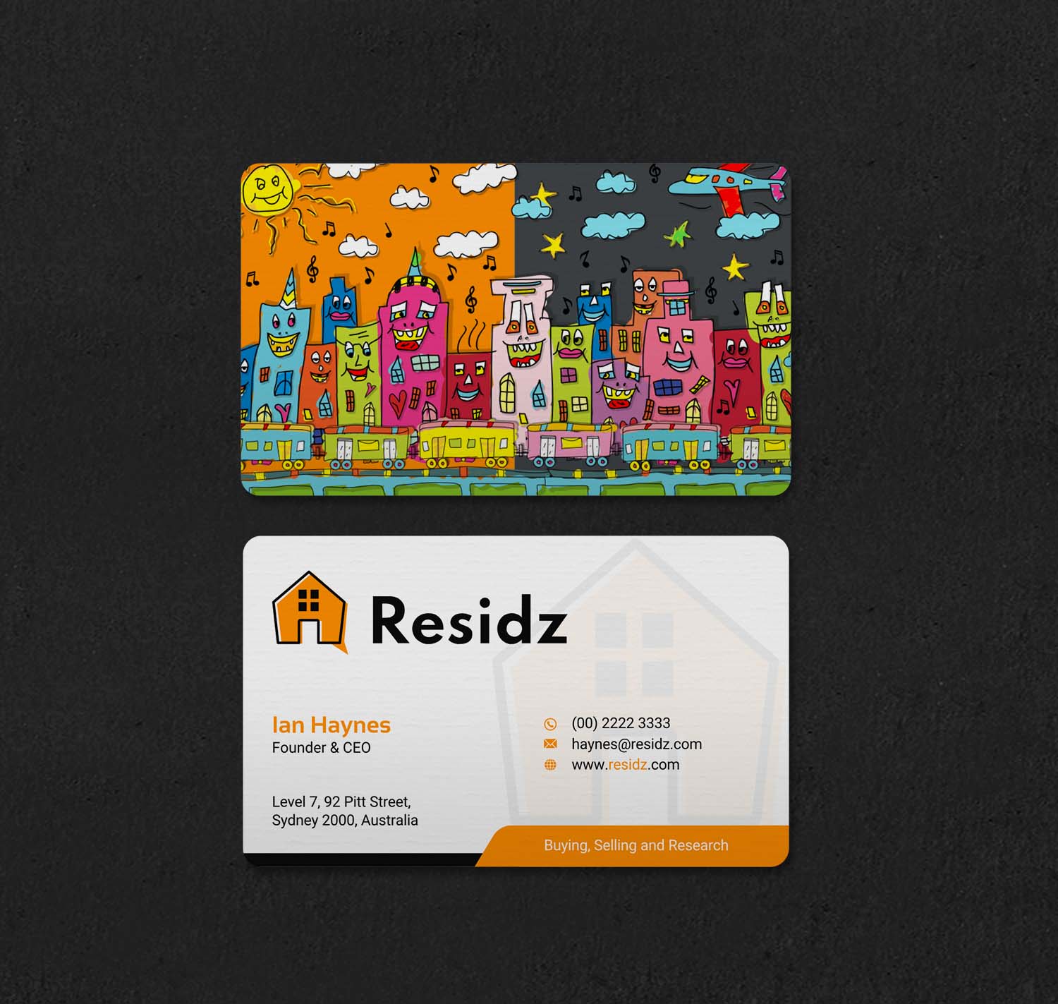 Business Card Design by INDIAN_Ashok for Resides | Design #27108685