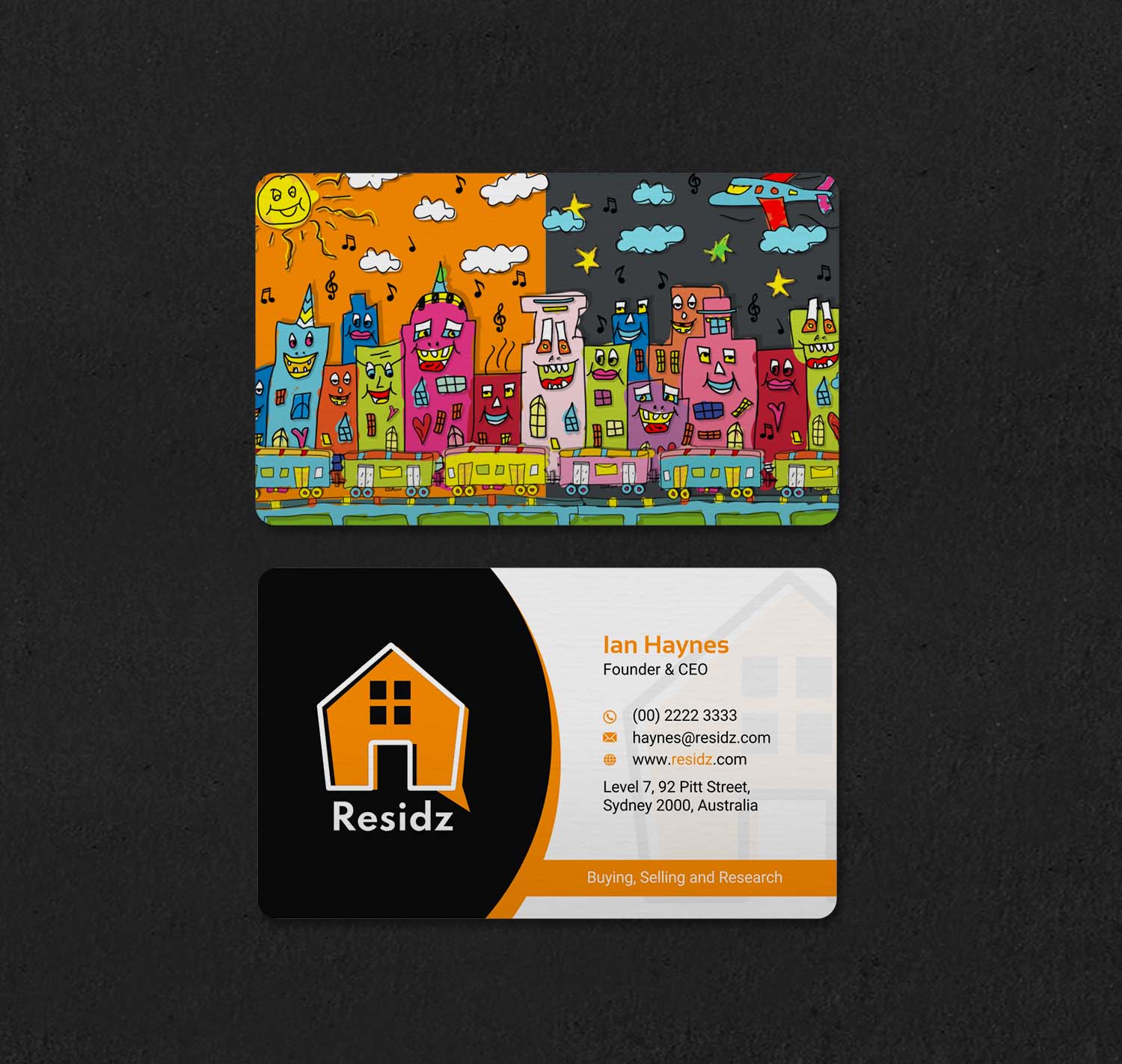Business Card Design by INDIAN_Ashok for Resides | Design #27108687