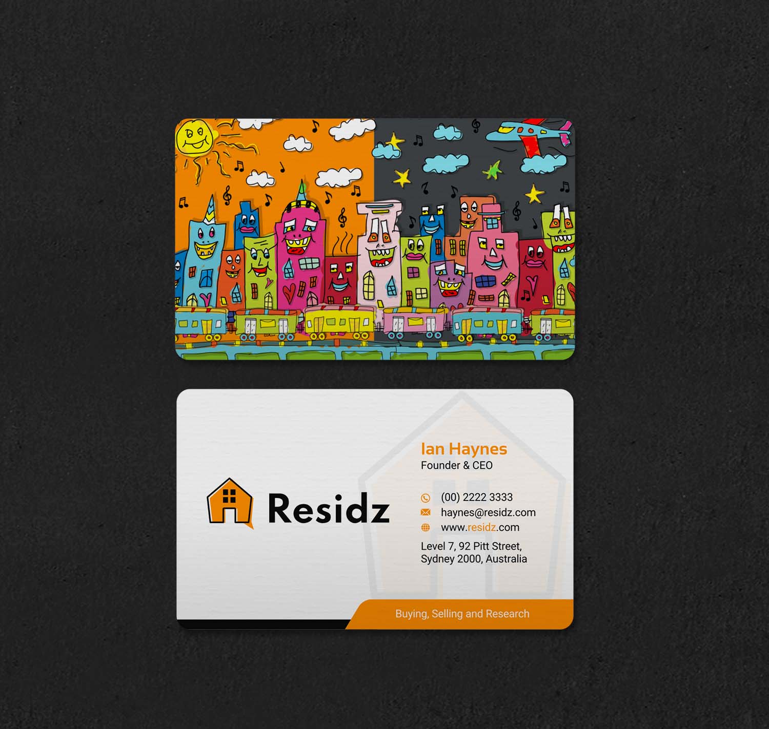 Business Card Design by INDIAN_Ashok for Resides | Design #27108689