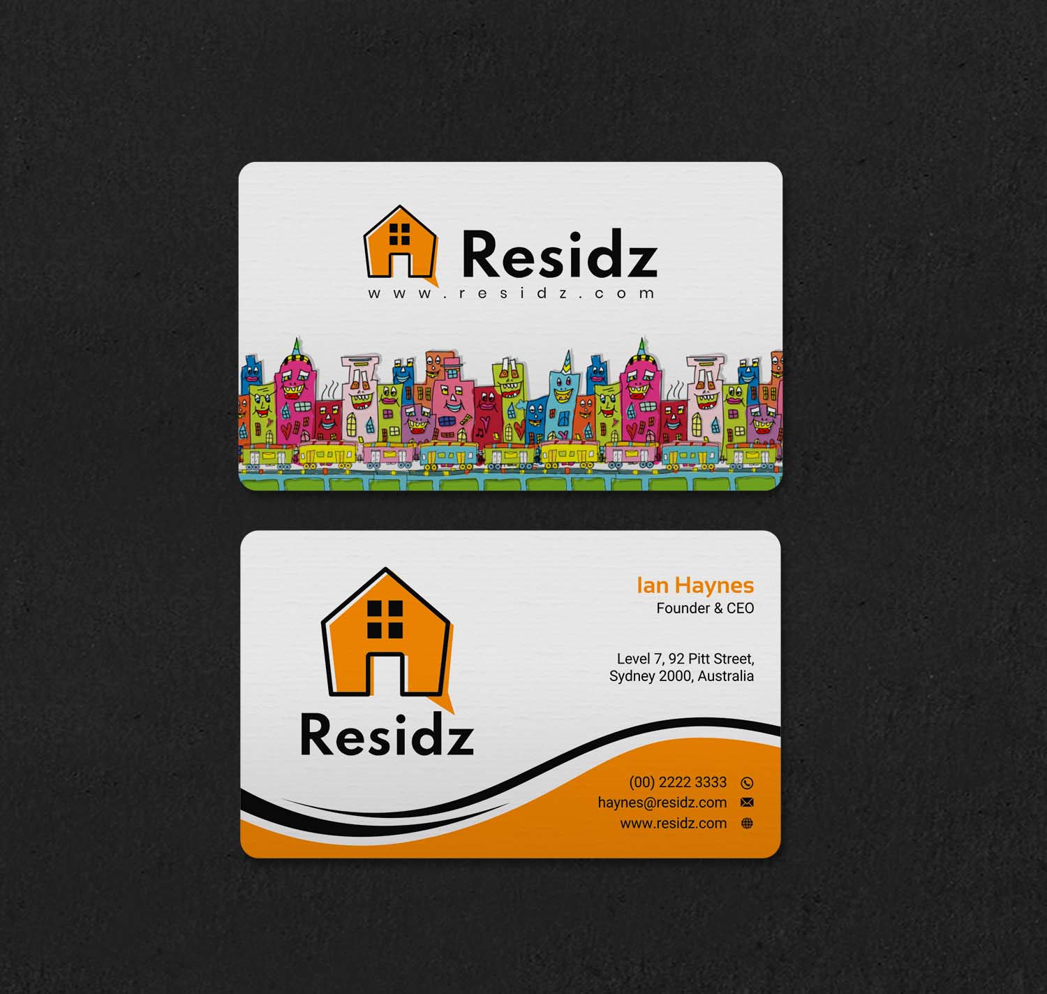 Business Card Design by INDIAN_Ashok for Resides | Design #27108692